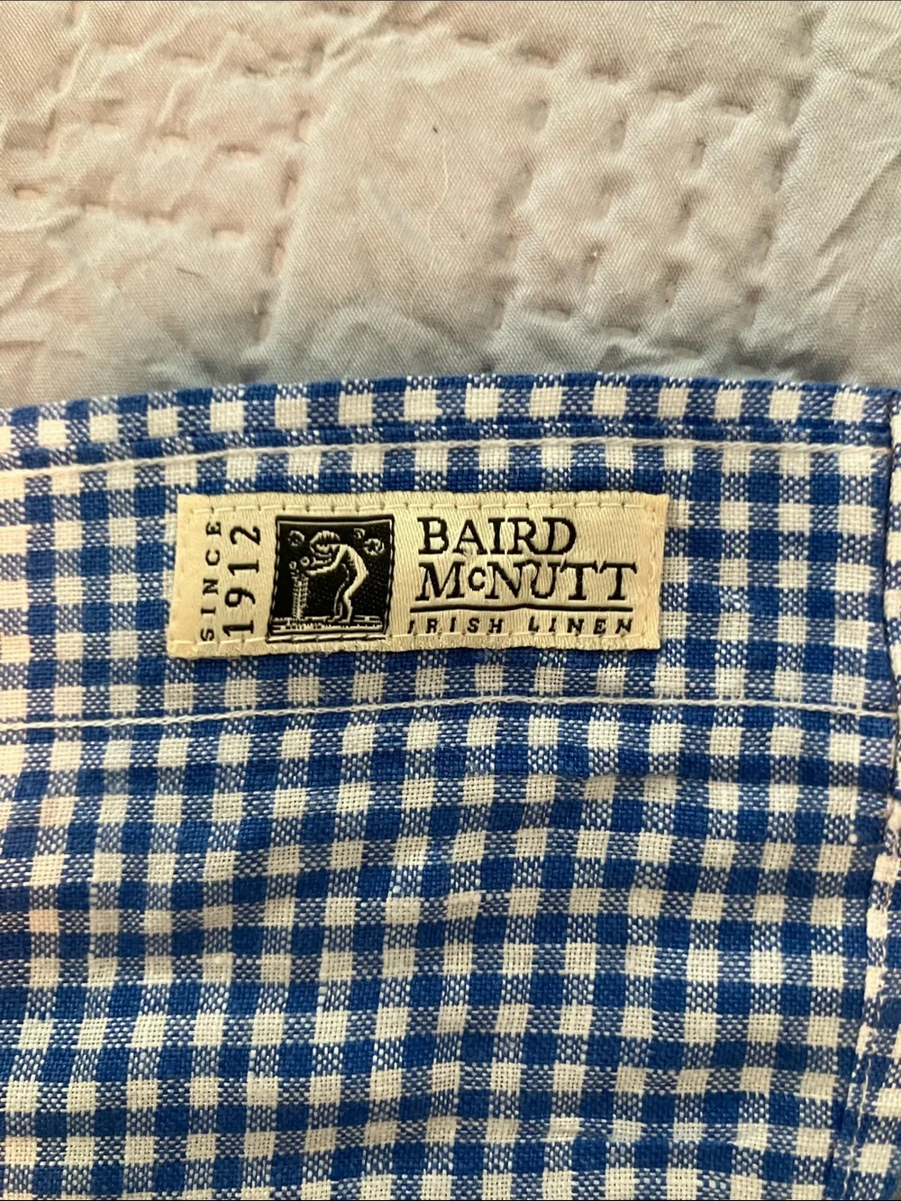 Brooks Brothers Blue and White Gingham Button-Down Shirt